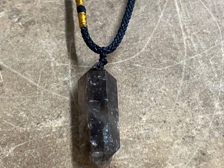 Smoky Quartz Double Point Necklace Hot on Sale