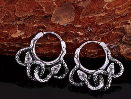 Circle Snake Earrings Online