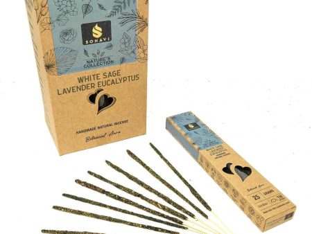 Sonavi All Natural White Sage, Lavender & Eucalyptus Incense Sticks 25 grams Online