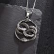 Double Ouroboros Pendant Necklace Online Hot Sale