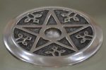 Pentacle Aluminum Altar Tile Incense Cone Burner Sale