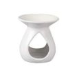 Ceramic Oil Burner Tear Drop Matt White Online