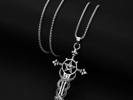 Pentalcle Sword Necklace Discount