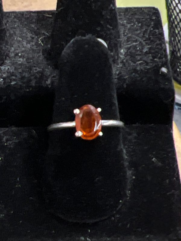 Orange Kyanite Ring Size 6 Online Sale