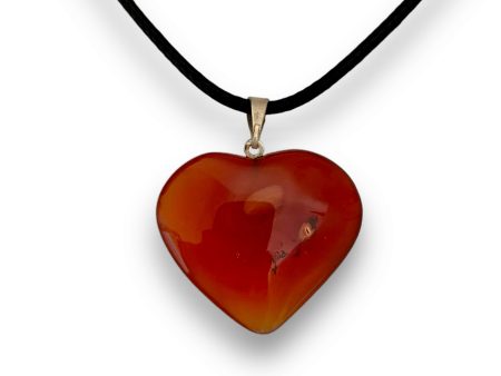 Carnelian Heart Necklace Supply