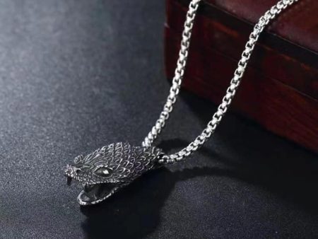 Snake Head Necklace Discount