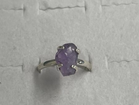 Amethyst Sterling Silver Ring (Size 11) For Cheap