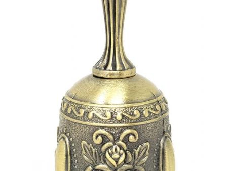 Floral Design Altar Bell Bronze Finish For Discount